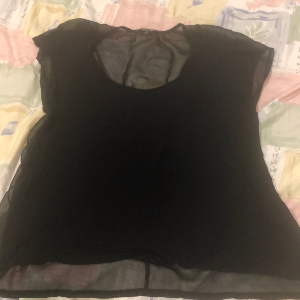 Foxy Jeans top. Black size large